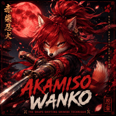 "Akamiso Wanko: The Shape-Shifting Shinobi Technique" Front Cover
