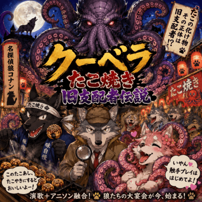 "Kubera: The Legend of the Takoyaki Old Ruler" Front Cover