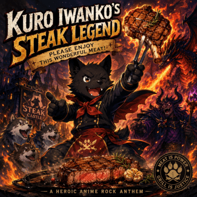 "Kuro Iwanko's Steak Legend ~Please Enjoy This Wonderful Meat~ " Front Cover