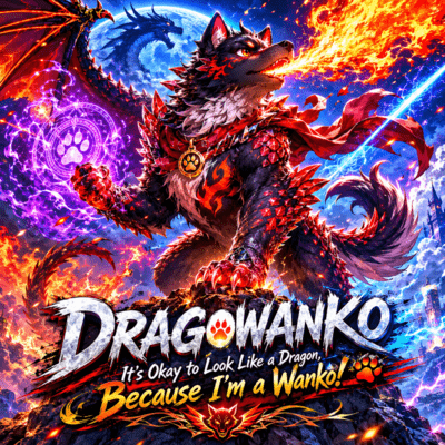 "Dragowanko ~It's Okay to Look Like a Dragon, Because I'm a Wanko~ " Front Cover
