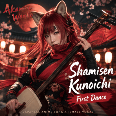 Akamiso Wanko "Shamisen Kunoichi: First Dance" Front Cover