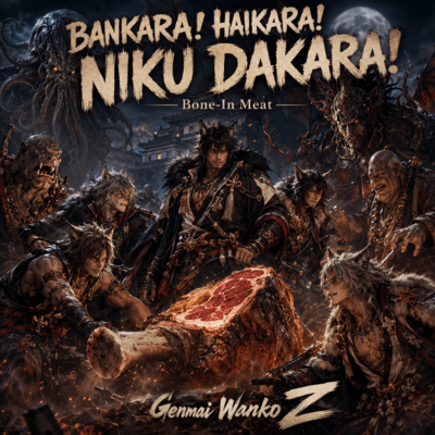 "Bankara! Haikara! Niku dakara!" Front Cover