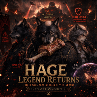 『HAGE伝説 再び ~業火に輝く毛根~』のジャケット写真