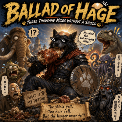 『HAGEのバラード ~シールドはがれて三千里~』のジャケット写真