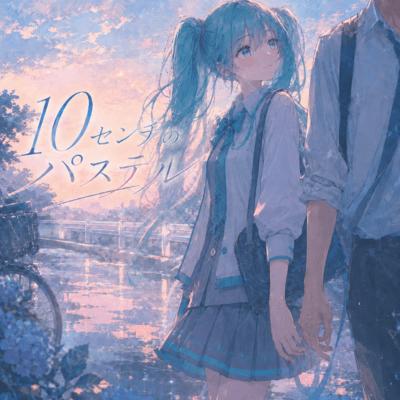 10 Centimeters of Pastel (feat. HATSUNE MIKU) Front Cover