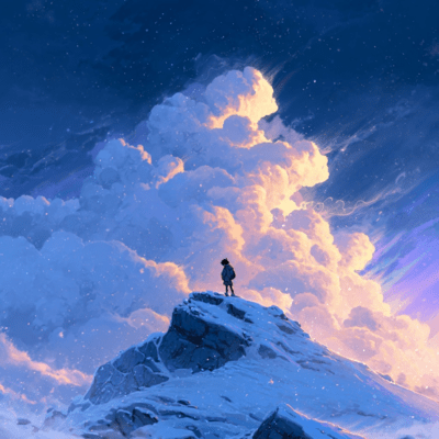 Snow Rhythm on the Mountain Front Cover