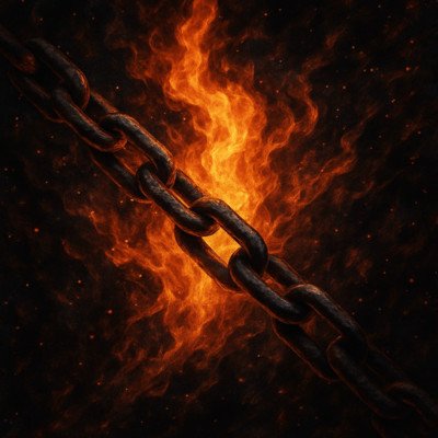 Break the Chain, Face the Rain Front Cover