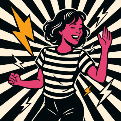 Striped Shirt Front Cover