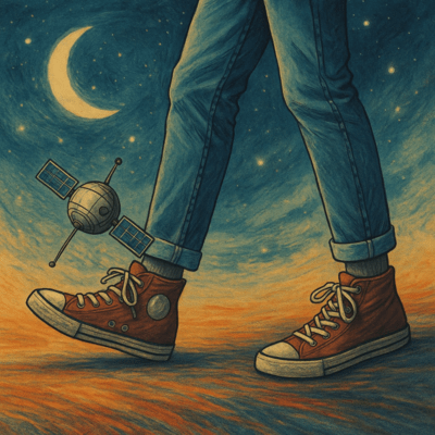 Satellite in My Shoes Front Cover