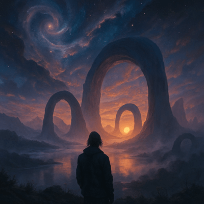 Mirrors in the Horizon Front Cover