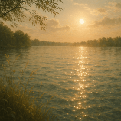 Sunlight on the Water Front Cover