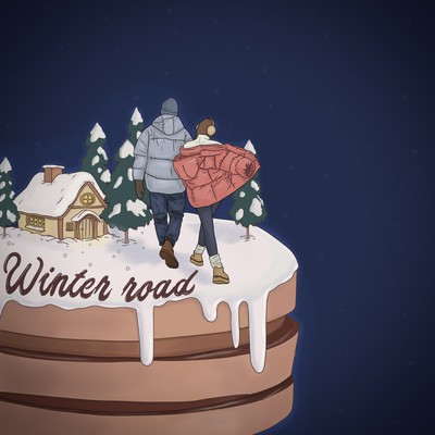 Winter road Front Cover