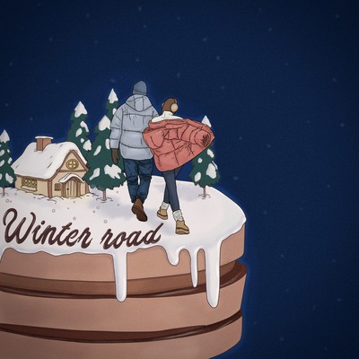 Winter road Front Cover