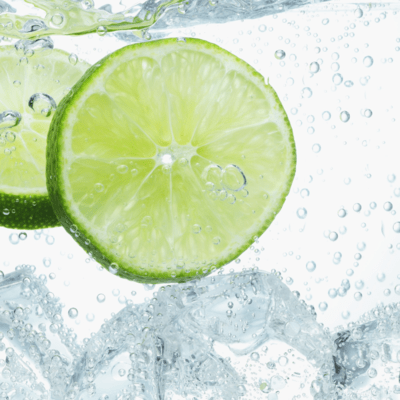 A refreshing fireworks display with clear carbonated drinks Front Cover