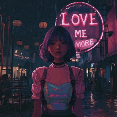 Love me moreのジャケット写真