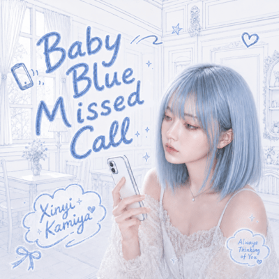 Baby Blue Missed Call Front Cover