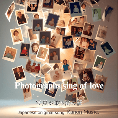 Photographs sing of love Front Cover
