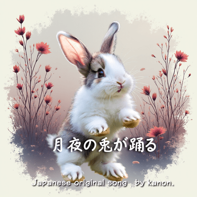 The moonlit rabbit dances Front Cover