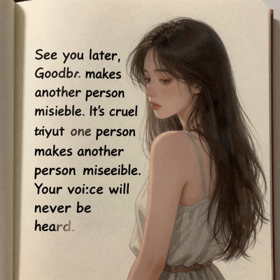 See you later. Bye. Front Cover