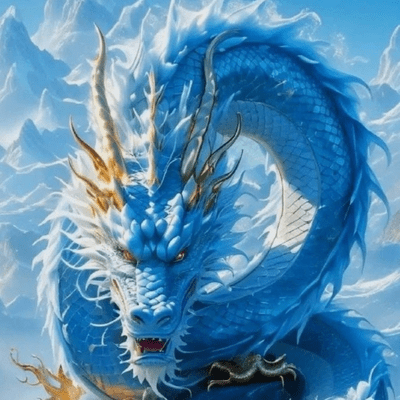 The Awakening Blue Dragon Front Cover
