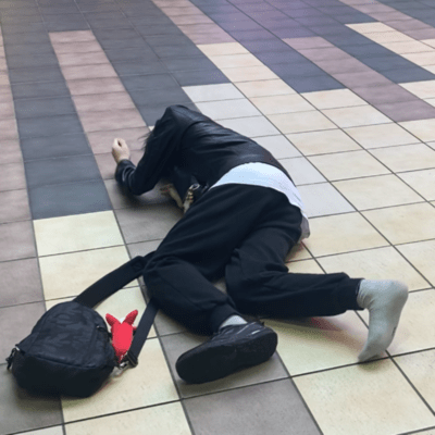 Ueno Station Platform 13 Toilet Front Cover