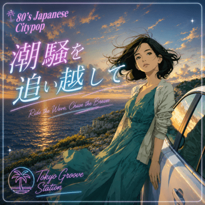 【80's Japanese CityPop】潮騒を追い越してのジャケット写真