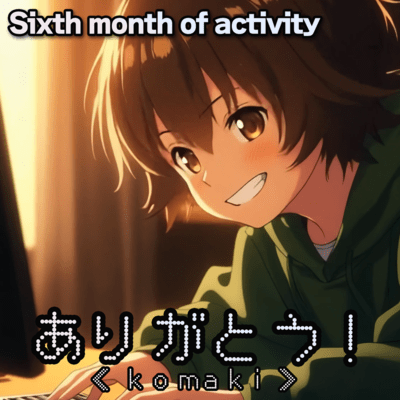 Sixth month of activity (DEMO) Front Cover
