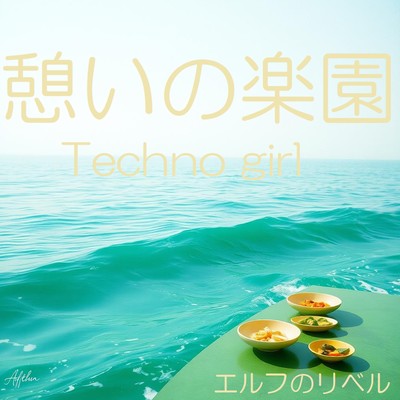 Paradise of Relaxation Techno girl Front Cover