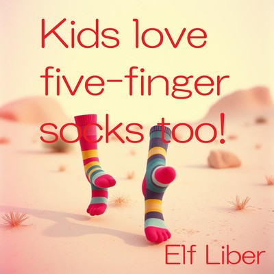Kids love five-finger socks too Front Cover