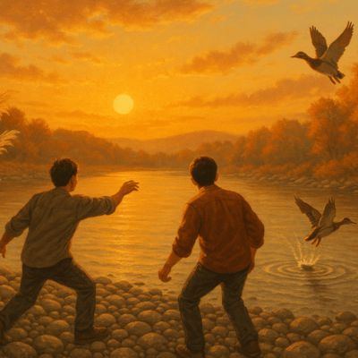 河原II ~Ducks&Drakes~ (feat. ナクモ)のジャケット写真