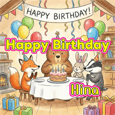 Happy Birthday Front Cover
