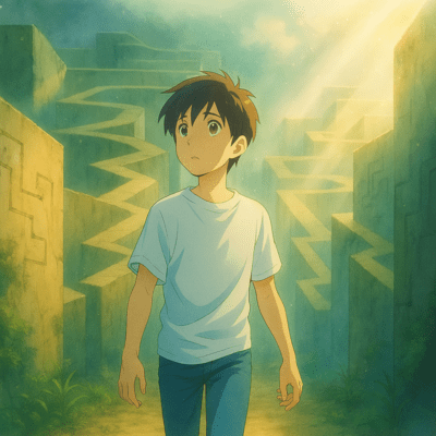 In the Maze Front Cover