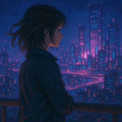 Faraway City's Neon Veil Front Cover