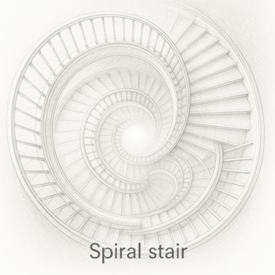 Spiral stair Front Cover