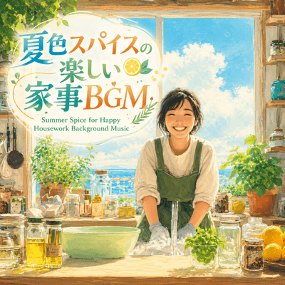 夏色スパイスの楽しい家事BGMのジャケット写真