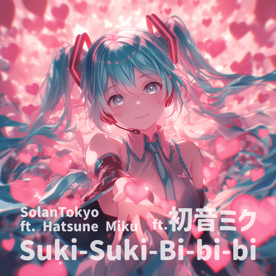 Suki-Suki-Bi-bi-bi (feat. HATSUNE MIKU) Front Cover