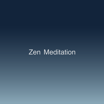 Zen Meditation Front Cover