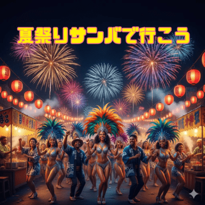 Let's go with Natsumatsuri Samba! Front Cover