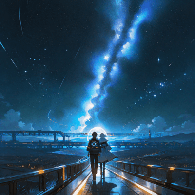 Night on the Milky Way Train Front Cover