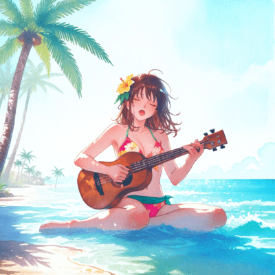 Hawaiian Vibes: Sparkling Aloha Front Cover