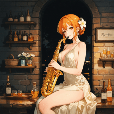 Urban Night Jazz Scene Front Cover