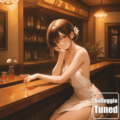 Reflective Sunset Jazz - With Solfeggio Tuning Front Cover