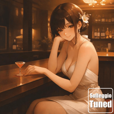 Moonlit Night Scene - With Solfeggio Tuning Front Cover