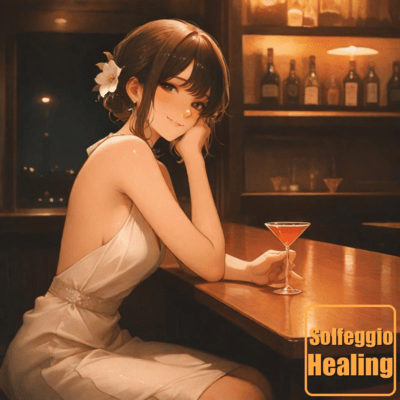 Lounge Serenity Nights - Embracing transformative Solfeggio tones Front Cover