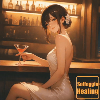 Cozy Bookstore Jazz - Embracing transformative Solfeggio tones Front Cover