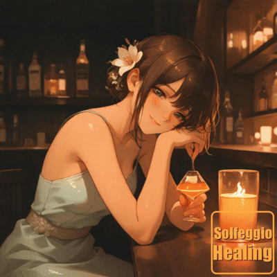 Golden Sunset Harmonies - Embracing transformative Solfeggio tones Front Cover