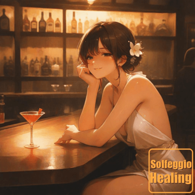 Velvet Winter Evening - Embracing transformative Solfeggio tones Front Cover