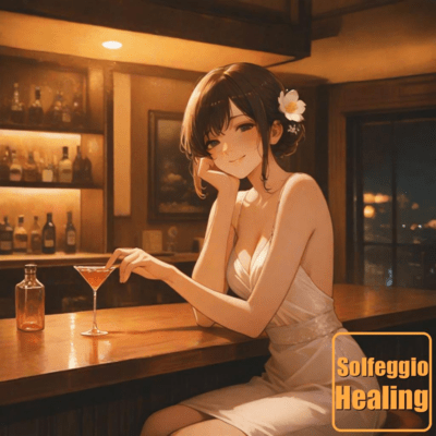 Sunset Lounge - Embracing transformative Solfeggio tones Front Cover