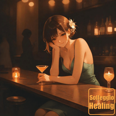 Twilight Jazz Bar - Embracing transformative Solfeggio tones Front Cover