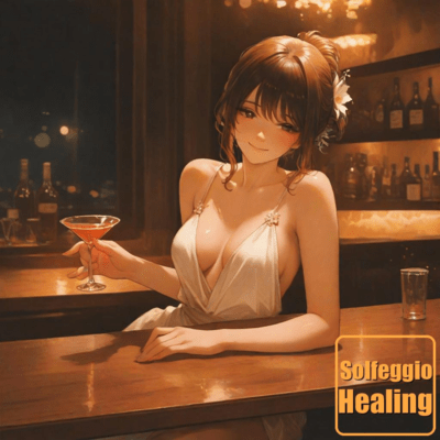 Evening Lounge Echoes - Embracing transformative Solfeggio tones Front Cover